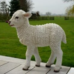 ESSCHERT DESIGN Lam Beeld - H 30 Cm 9 ESSCHERT DESIGN Lam Beeld - H 30 Cm -Tuin Outfitters Winkel 1523283403 3 600