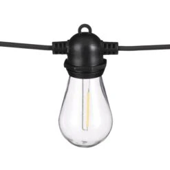 Solar Partylights 10 Lampen Zwart - 450 Cm