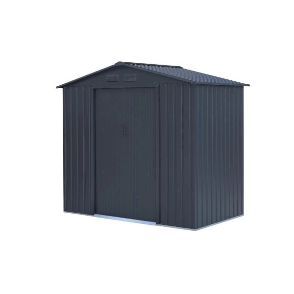 Sinolily Archer A Tuinhuis Met Dubbele Schuifdeur - 2,71 M² - Antraciet 2 Sinolily Archer A Tuinhuis Met Dubbele Schuifdeur - 2,71 M² - Antraciet