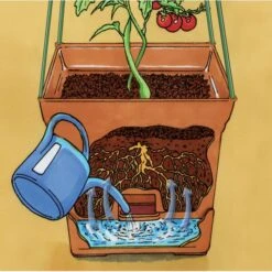 Plantentoren Maxitom Met Waterreservoir - Terracotta -Tuin Outfitters Winkel 1677510668 5 600