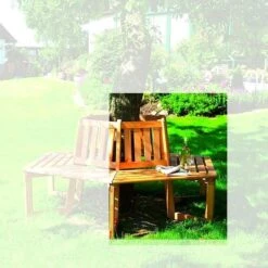 Tuin Outfitters Winkel 16 Boombank Grenenhout - Halve Cirkel