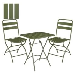 Tuin Outfitters Winkel 29 Mica Decorations Evita Bistro Set Groen - 3 Delig