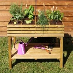 Moestuinbak 108 L Verhoogd - 100 × 60 × 80 Cm -Tuin Outfitters Winkel moestuinbak kub verhoogd 1561757194 1 600