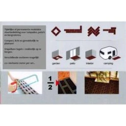 Tuinpadplaten - Grondplaten Bruin - Set Van 8 Stuks -Tuin Outfitters Winkel tuinpadplaten grondplaten bruin 1484056887 5 600